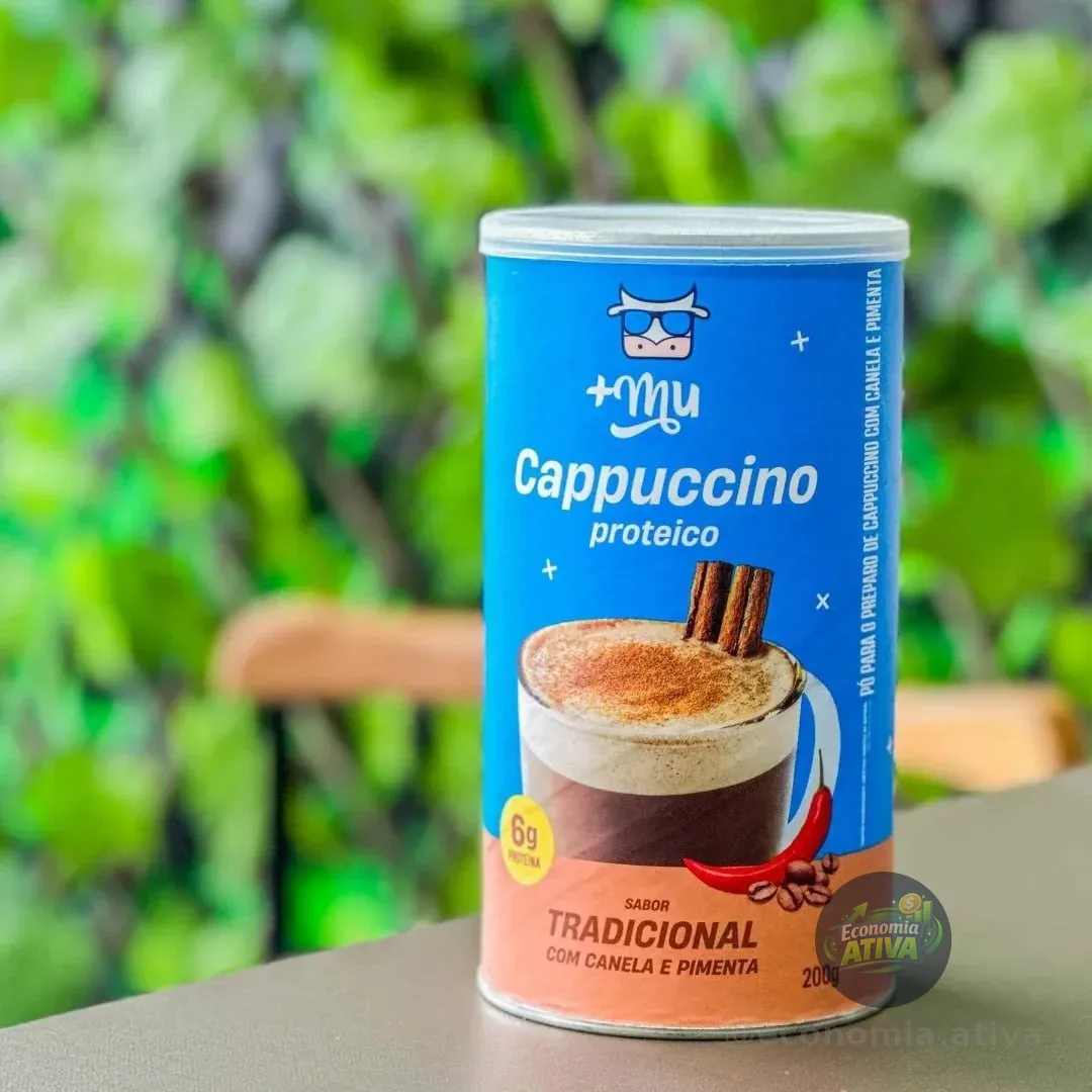 +Mu Cappuccino com Whey - 200g