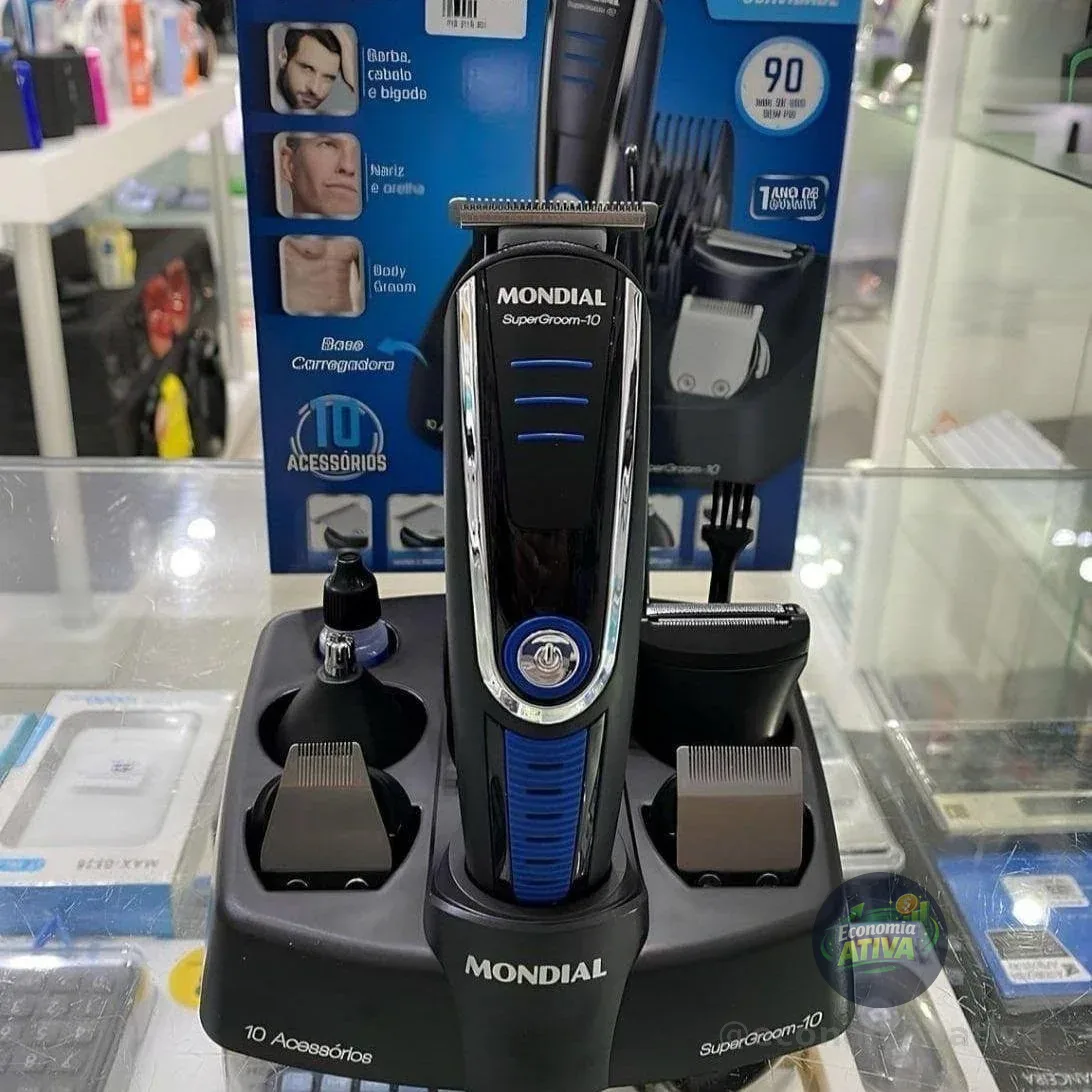 Aparador De Pelos Super Groom 10 Mondial 6W Bivolt BG-03