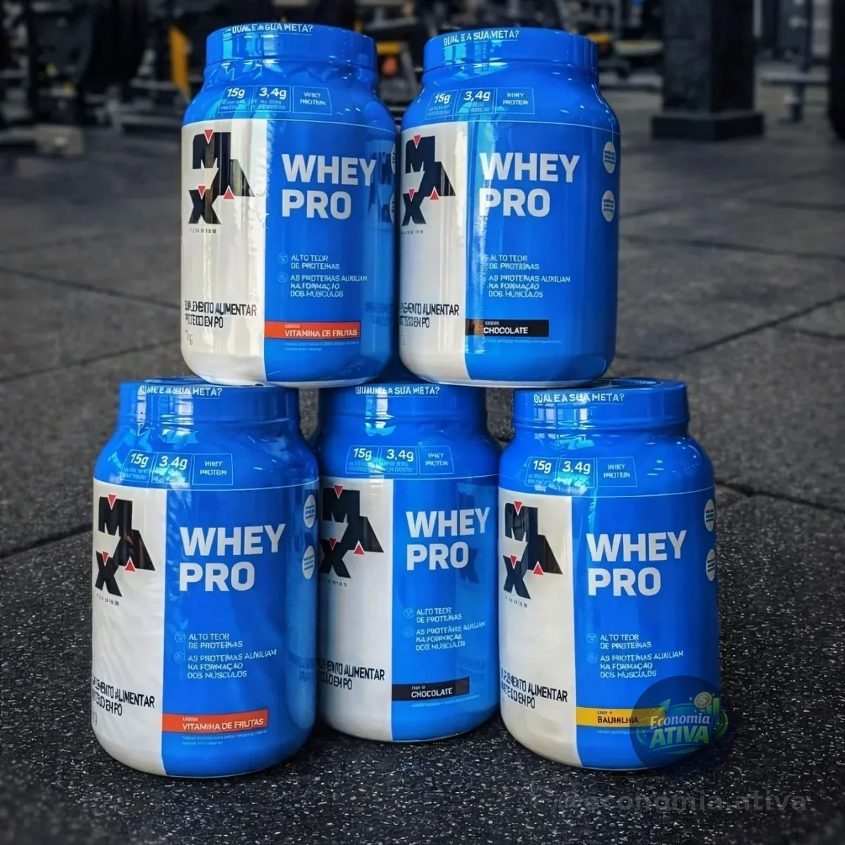 Whey Pro Concentrado Pote 1kg - Max Titanium