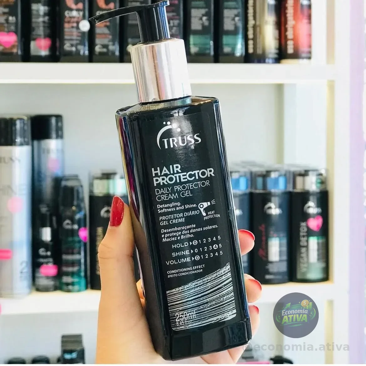 Truss Leave-in Hair Protector | Proteção Térmica e Hidratação | 250ml