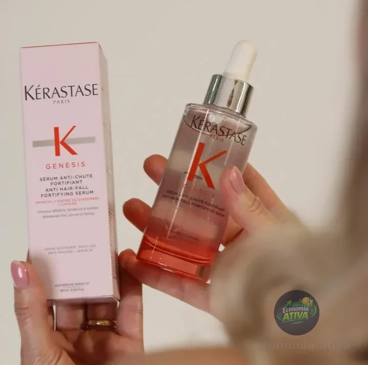 Kérastase Genesis Sérum Anti-Chute Fortifiant, Reduz a Queda e Fortalece a Fibra 90ml