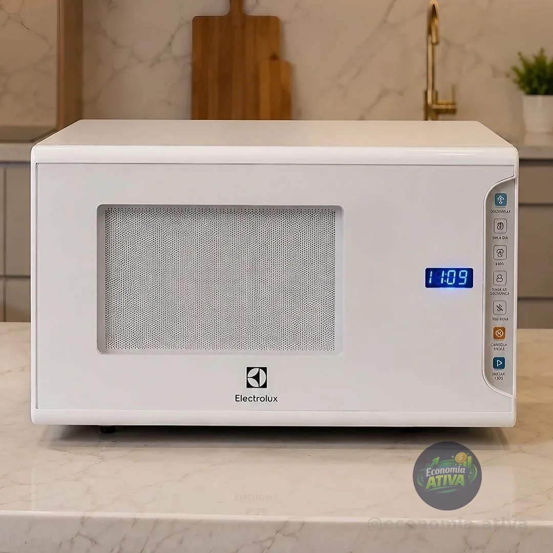 Micro-ondas Electrolux 31L Branco com Painel Integrado e Display Econômico (MI41T)