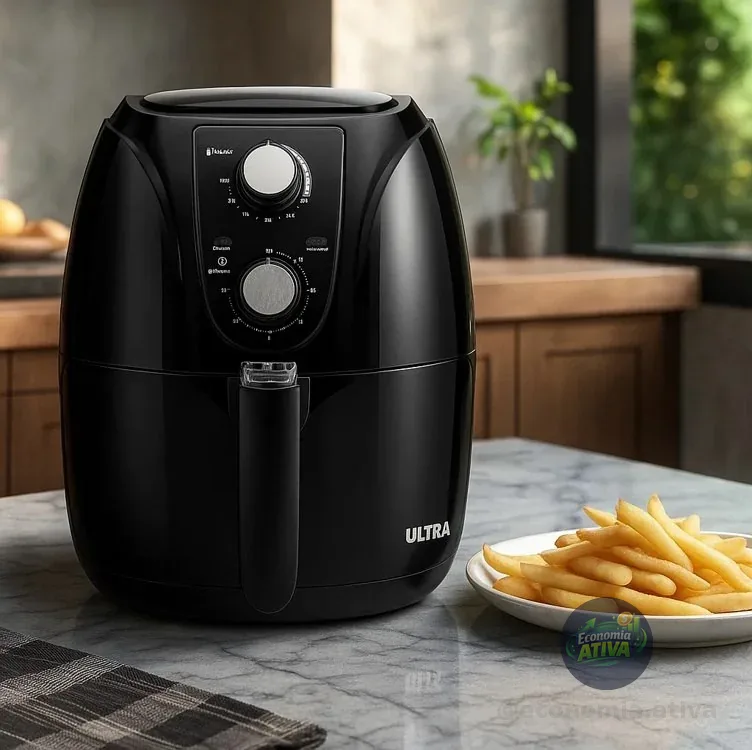 Air Fryer Ultra AF-UT-01 Preta com Timer 3,2L