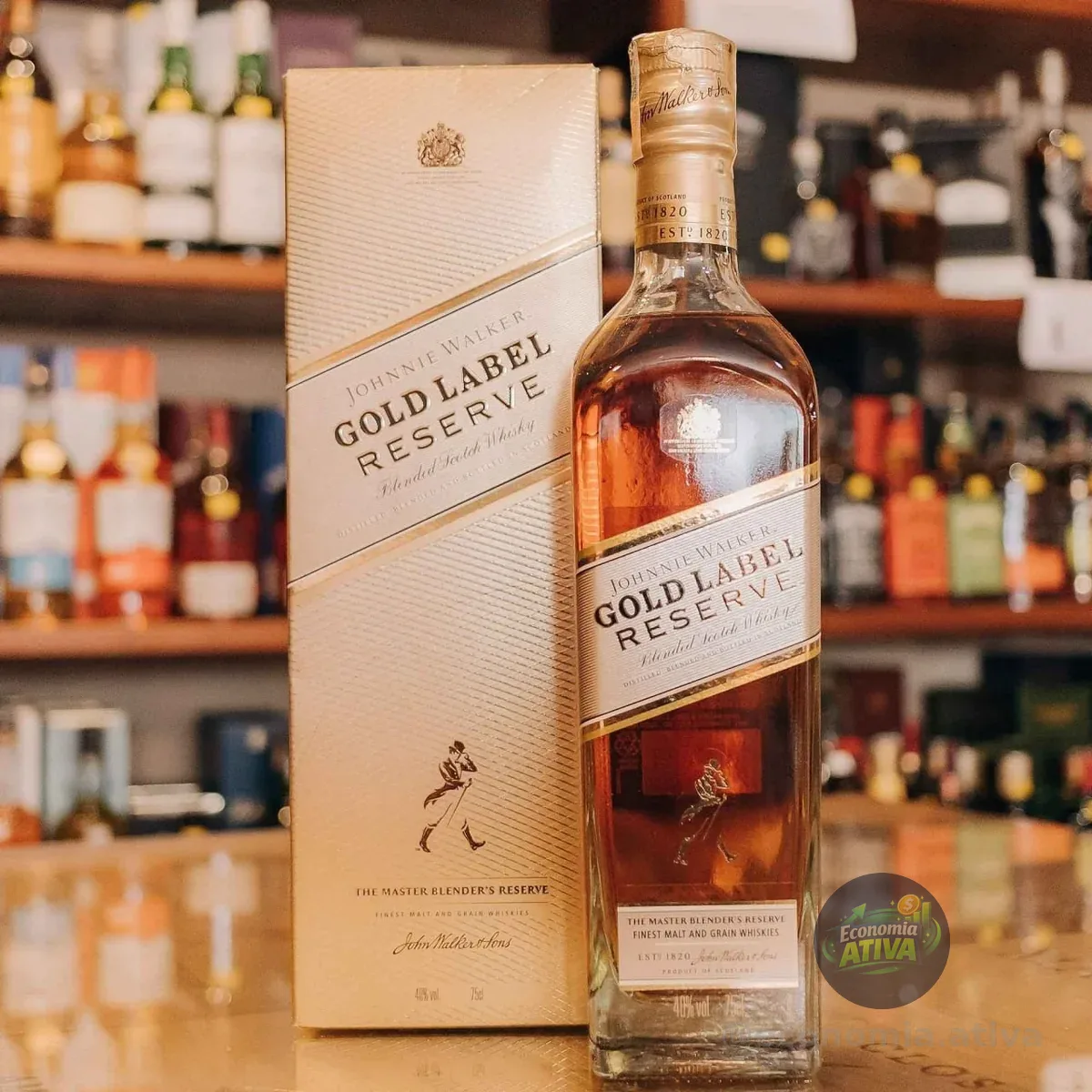 Whisky Johnnie Walker Gold Labmlel 750ml