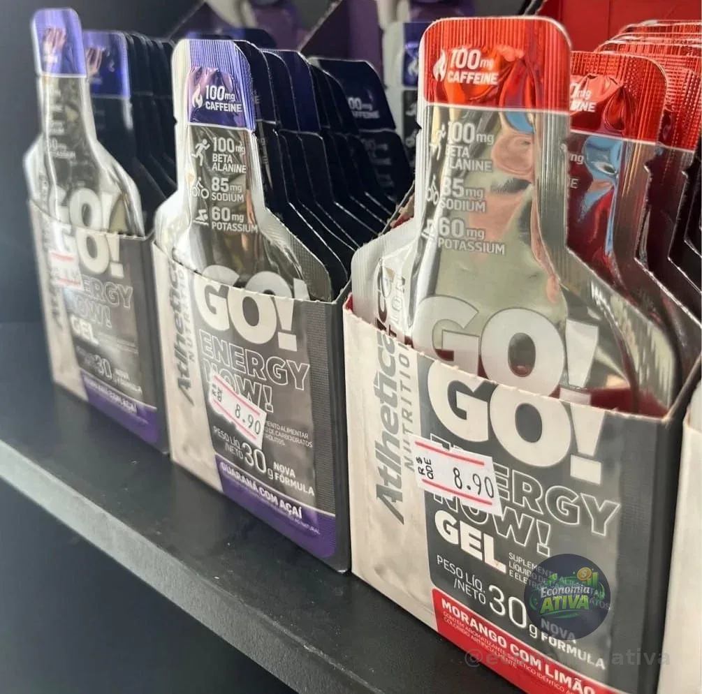 Atlhetica Nutrition GO! ENERGY NOW GEL (10 sachês de 30g)