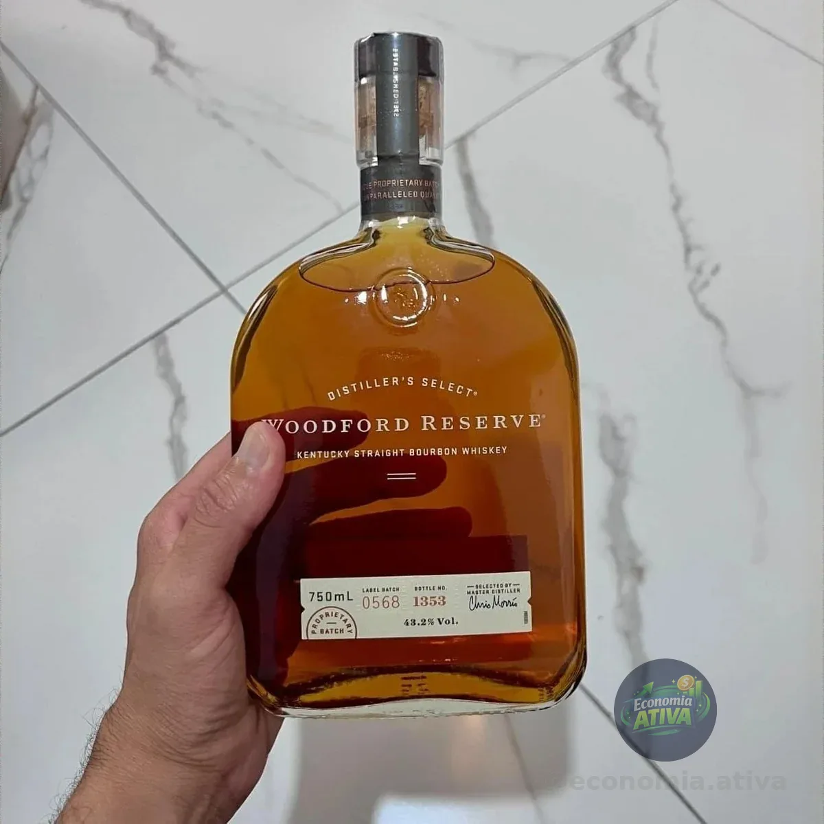 Whisky Woodford Reserve Bourbon Whiskey 750ml
