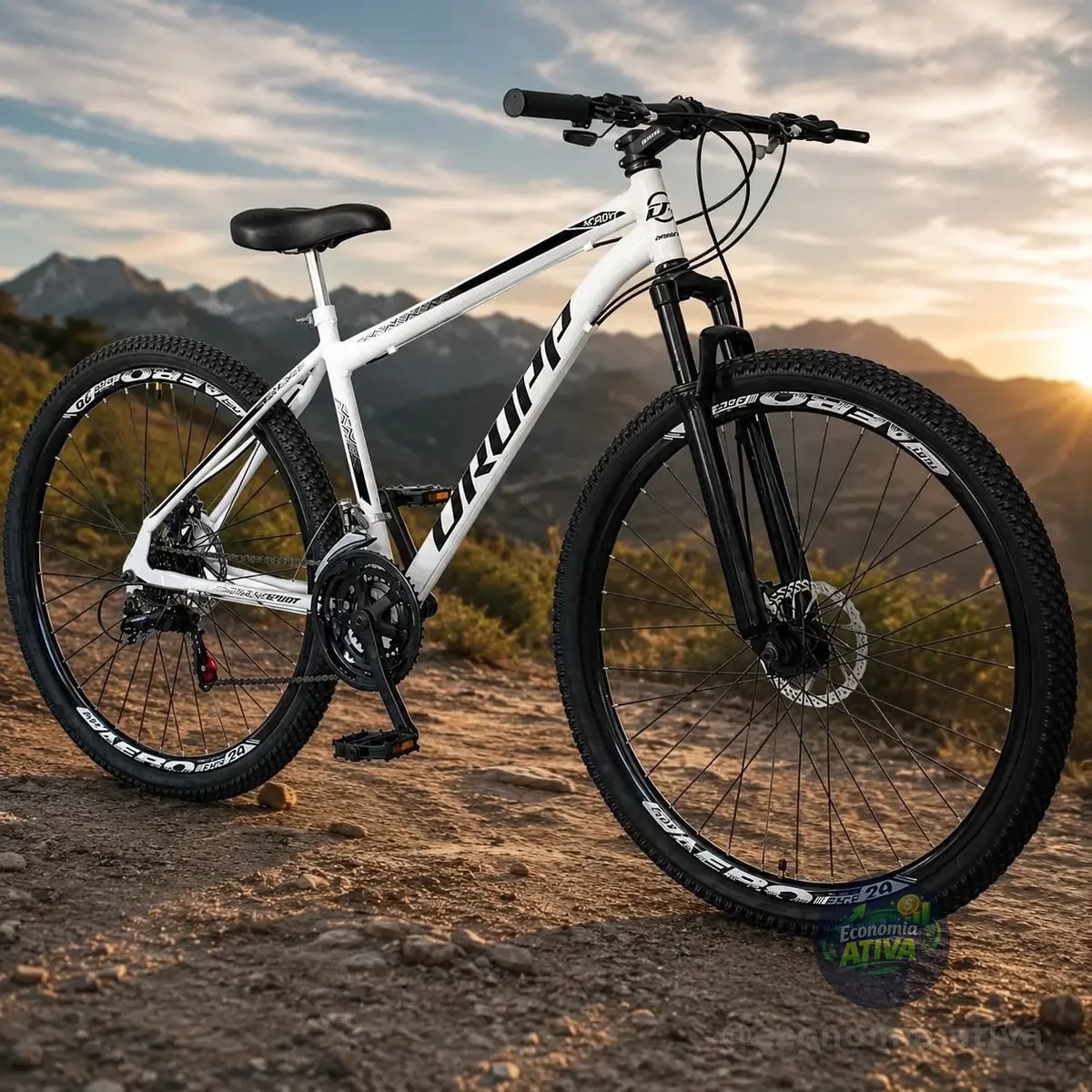 Bicicleta Aro 29 Dropp Sport Aço Carbono 21 Marchas