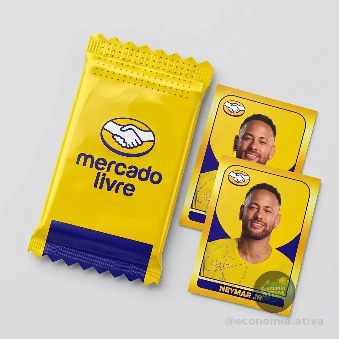 Adesivo Autocolante Neymar Jr. & Mercado Livre