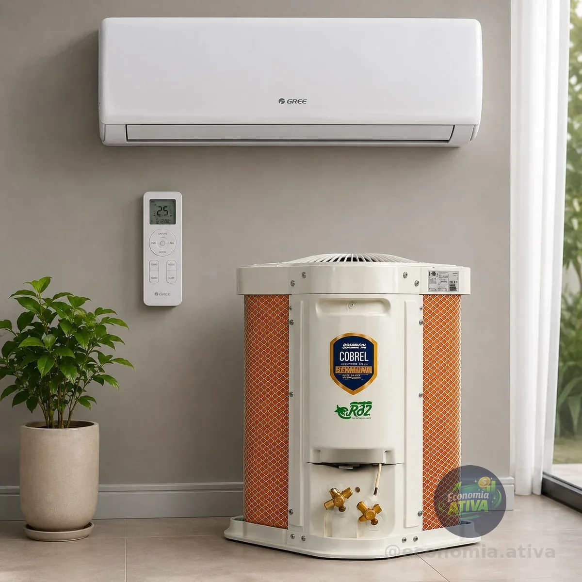 Ar Condicionado Split Hi Wall Inverter Gree G-Top Auto 12K BTU/h Quente e Frio CB574N09300 – 220V