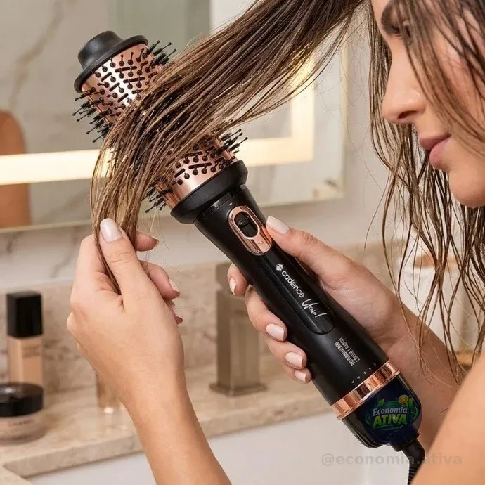 Escova Secadora Cadence Uau 4 em 1 - Bivolt ESC800