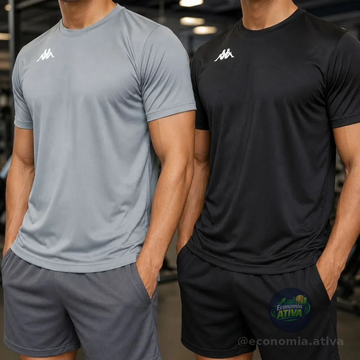 Kit 2 Camisa Kappa Fardamento Masculina (5 opções)