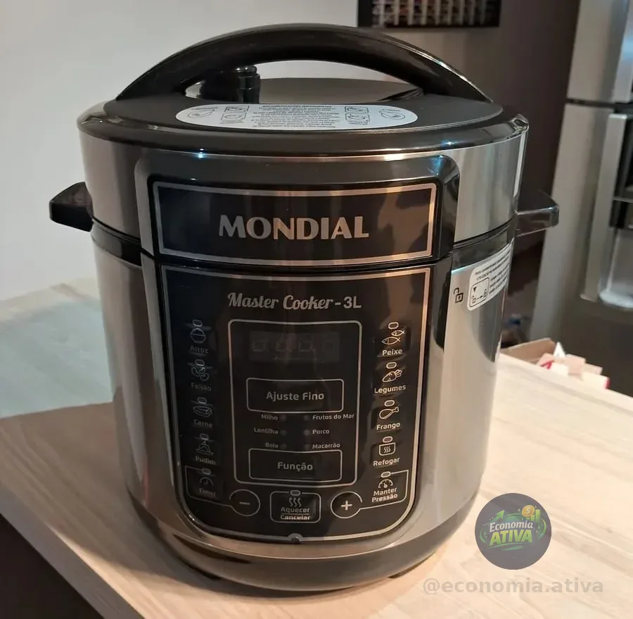 Panela De Pressão Elétrica Digital 3L Mondial 700W - PE-40