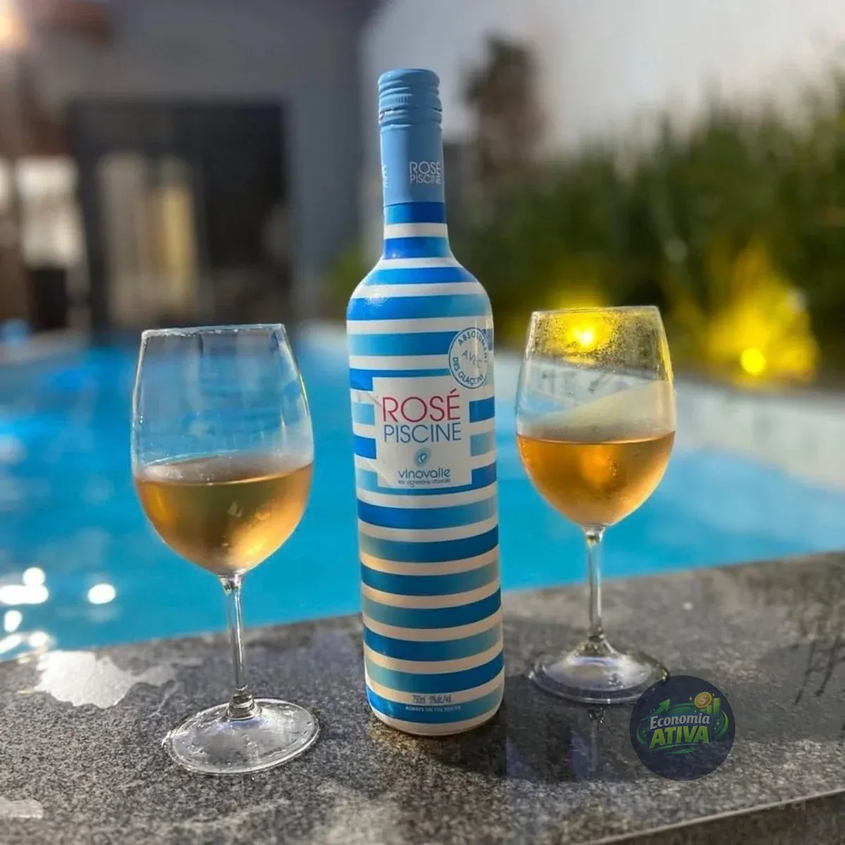 HAO BOSCH Vinho Rose Piscine Stripes Listras 750Ml