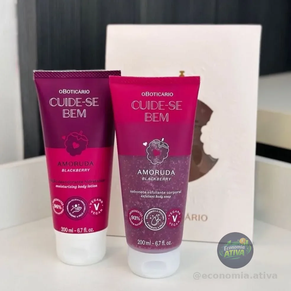 Combo Presente Dia Das Mães Cuide-se Bem Amoruda : Loção Cor