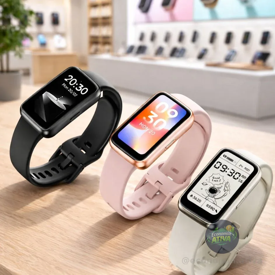 Smartband Inteligente à Prova D'Água e Natação, FB057 (3 cores)