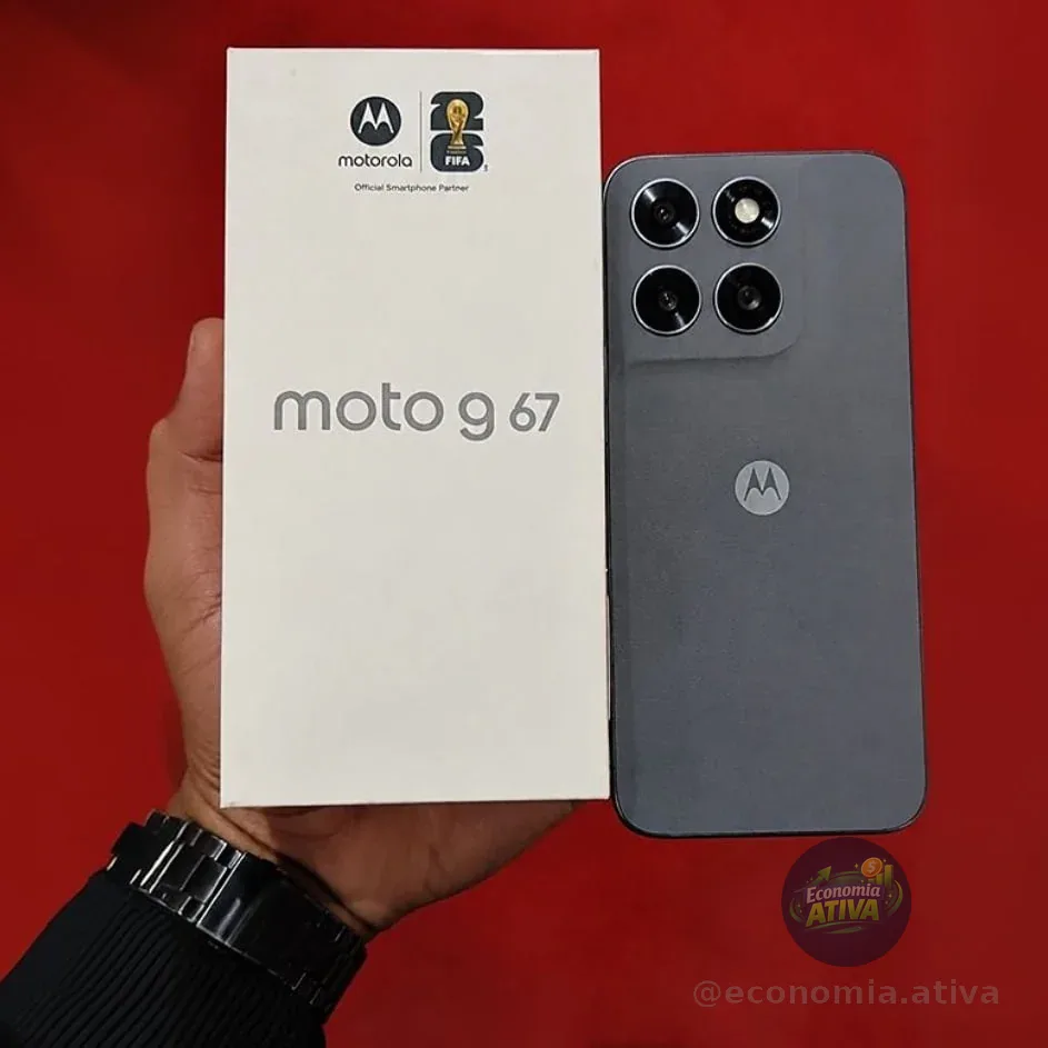 Smartphone Motorola Moto G67 5G - 256GB 12GB (4GB RAM + 8GB RAM Boost)