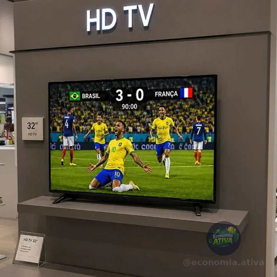 Smart TV Samsung 32" HD Tizen HDR Wi-Fi HDMI Bivolt Preta