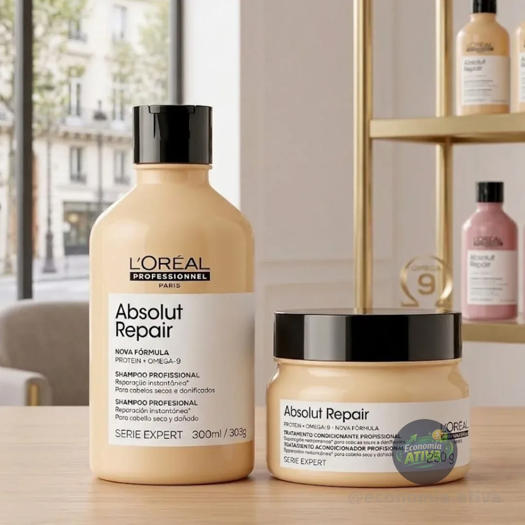 L'Oréal Absolut Repair Gold Quinoa Kit Cuidados (2 produtos)