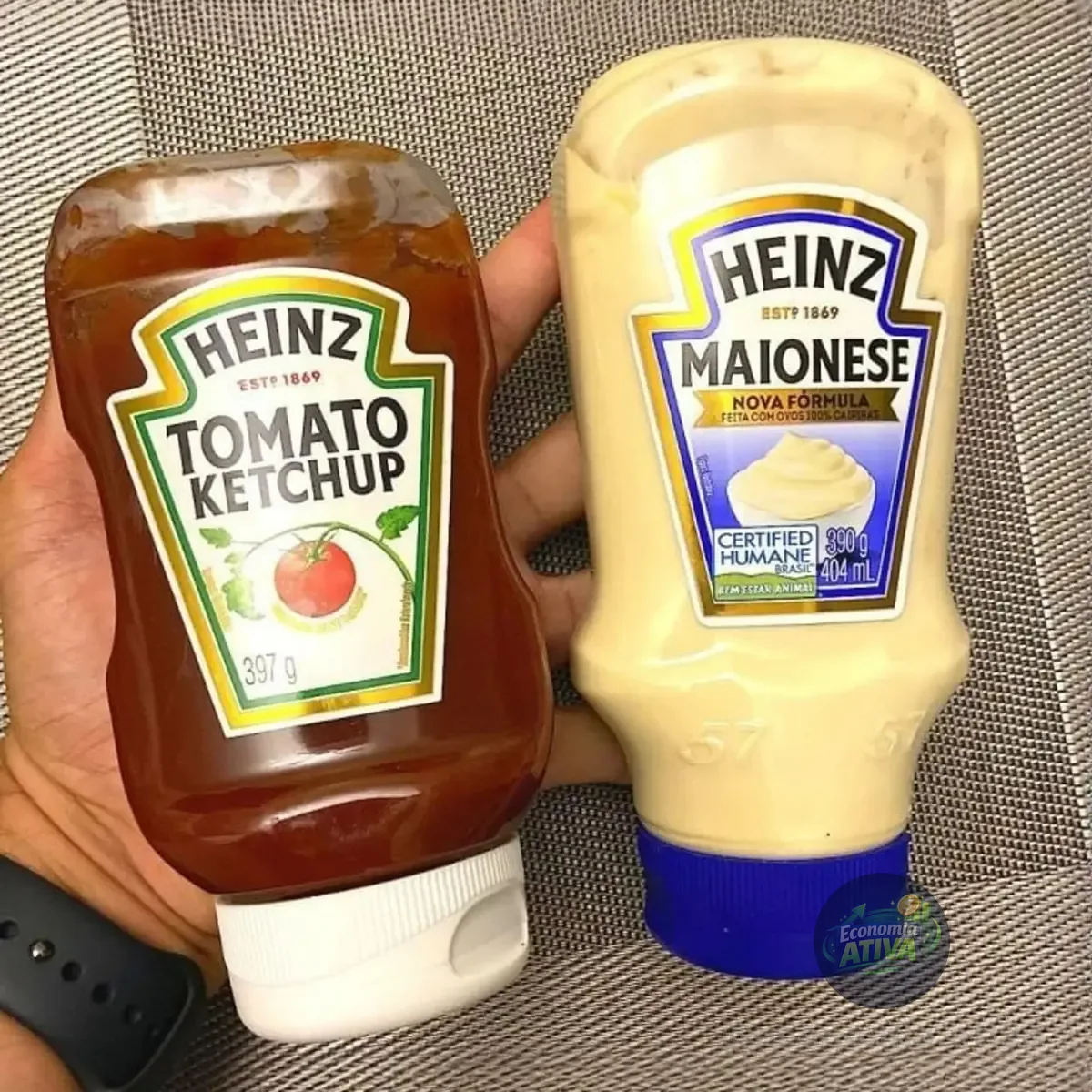 Heinz Pack Ketchup 397G + Maionese 390G