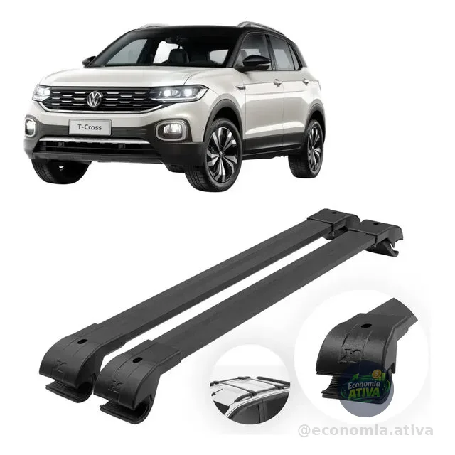 Travessa Volkswagen T-cross 2019 A 2025 Par 100% Alumínio