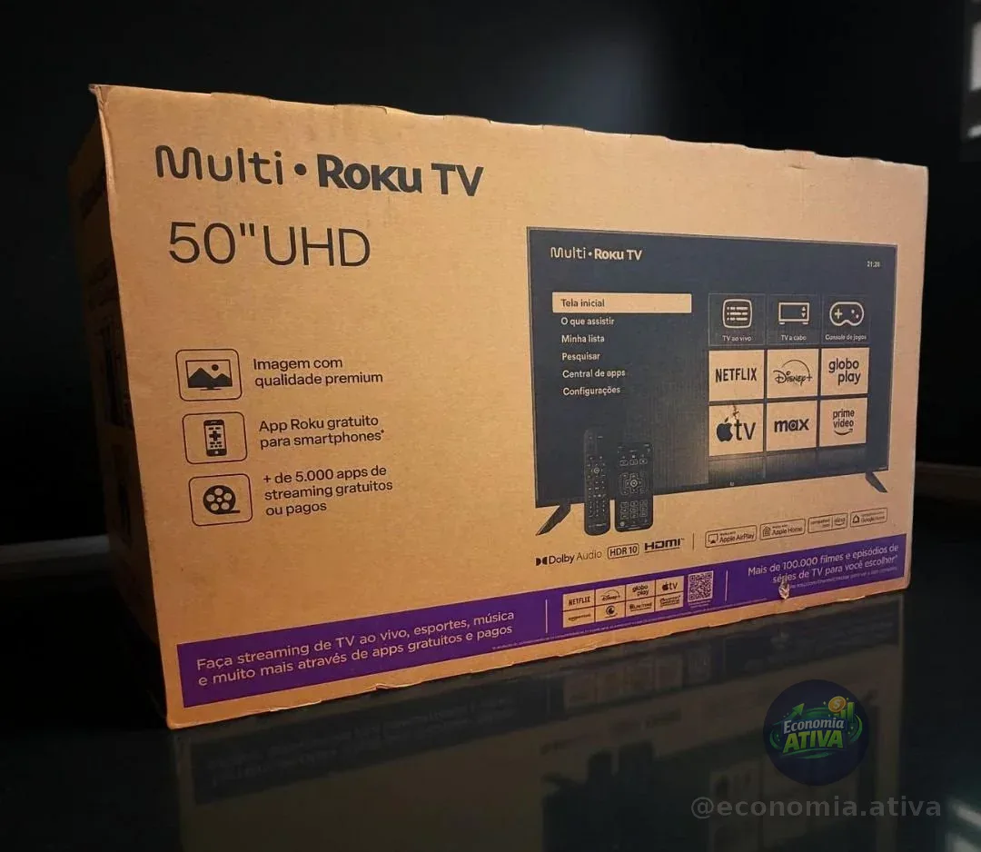 Smart TV DLED 50 4K Multi Roku