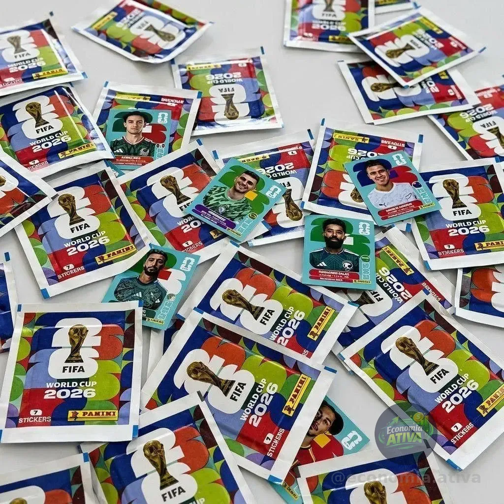 Copa Do Mundo Panini Kit 700 Figurinhas 2026 100 Envelopes