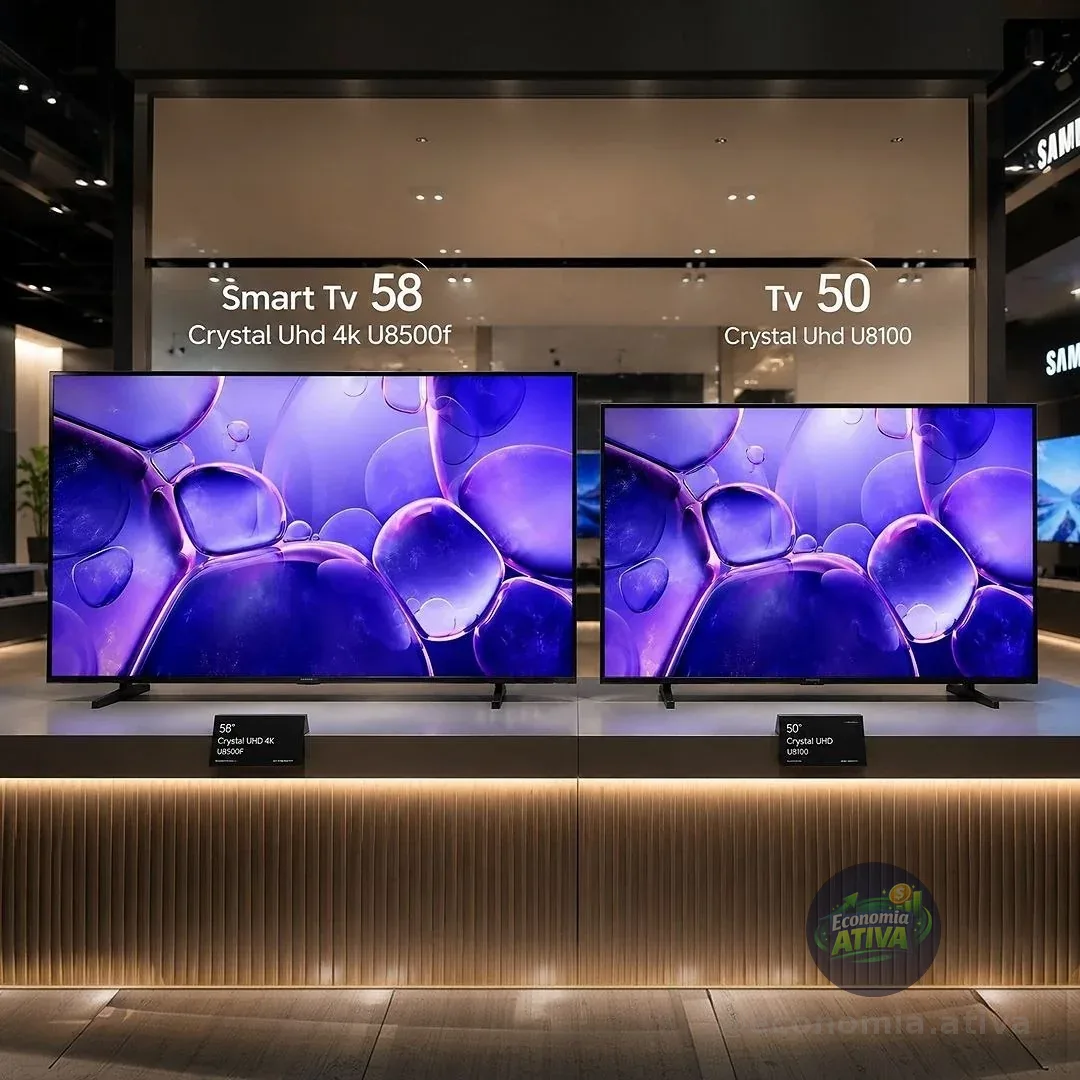 Smart Tv 58 Crystal Uhd 4k U8500f + Tv 50 Crystal Uhd U8100