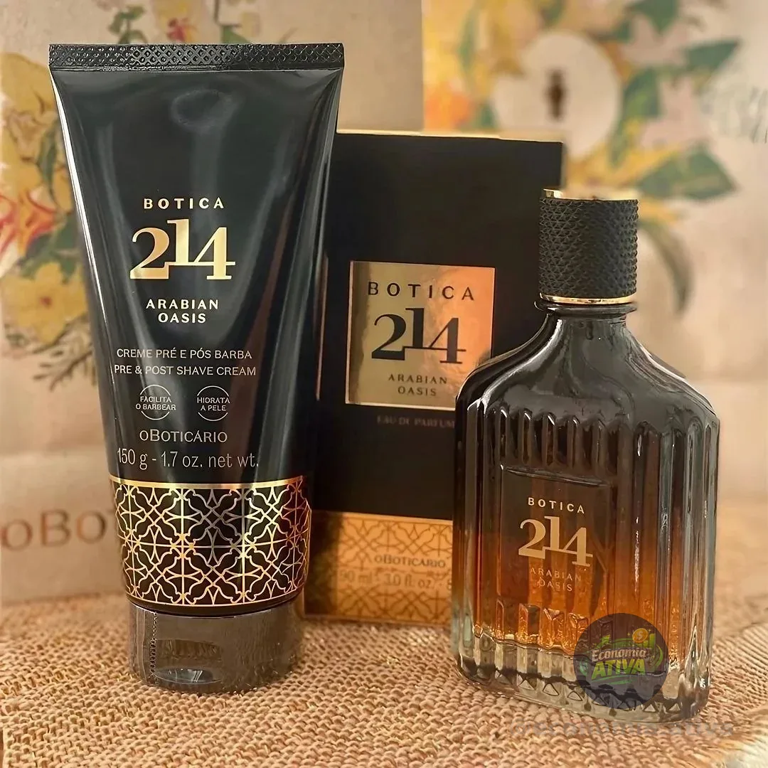 Combo Botica 214 Arabian Oasis Masculino: Eau De Parfum 90ml