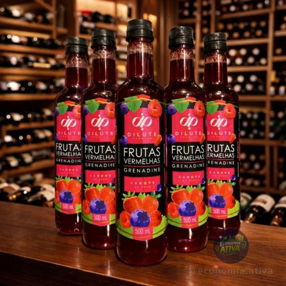 Dilute Xarope Frutas Vermelhas 500 Ml