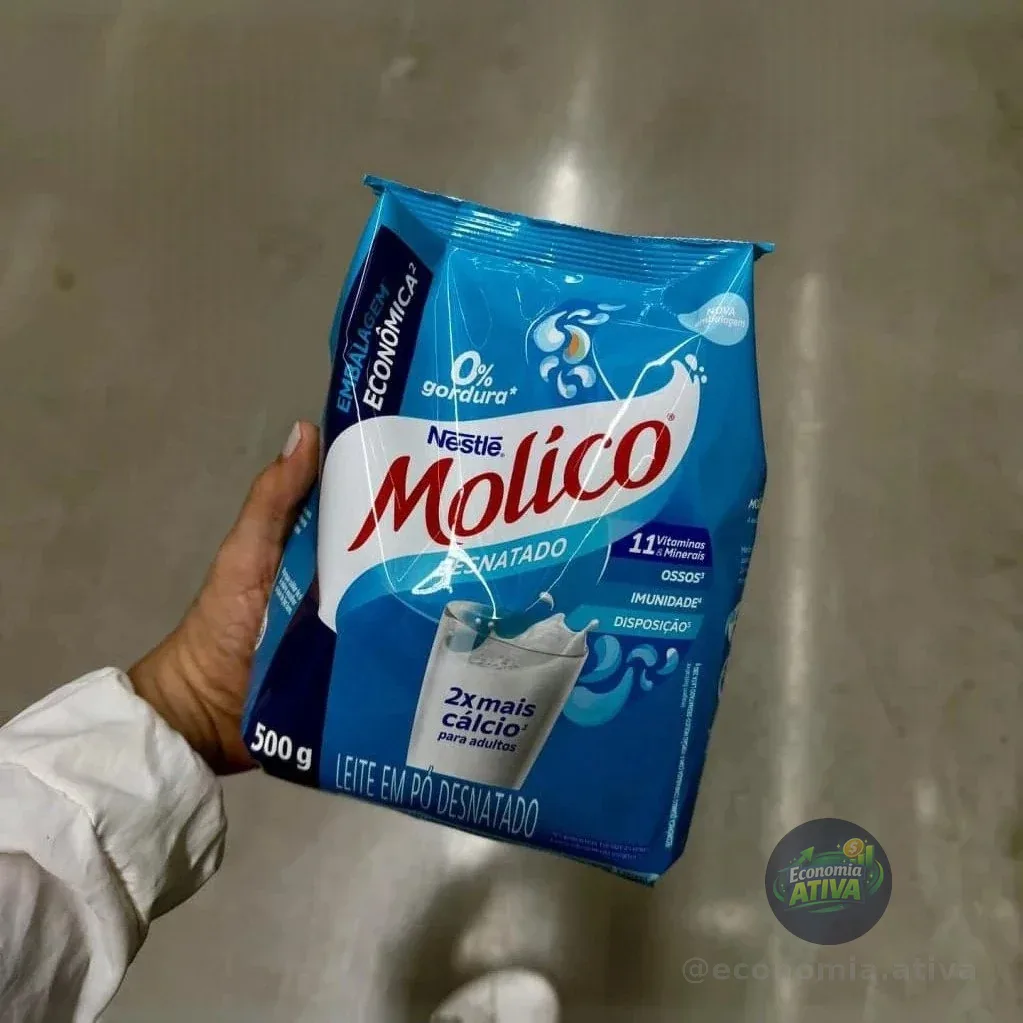 Molico Leite Em Pó Desnatado Total Cálcio 500G