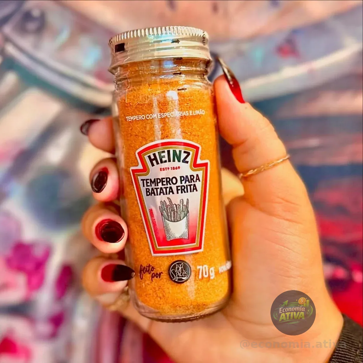 Heinz Tempero Para Batata Frita Vidro 70G