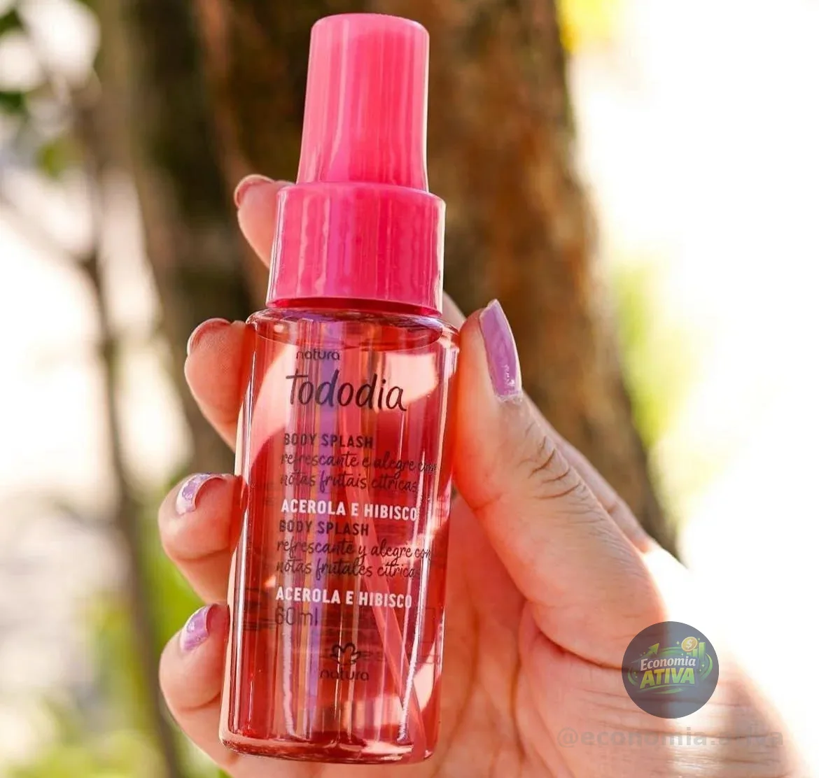 Tododia Acerola E Hibisco Mini Body Splash 60ml