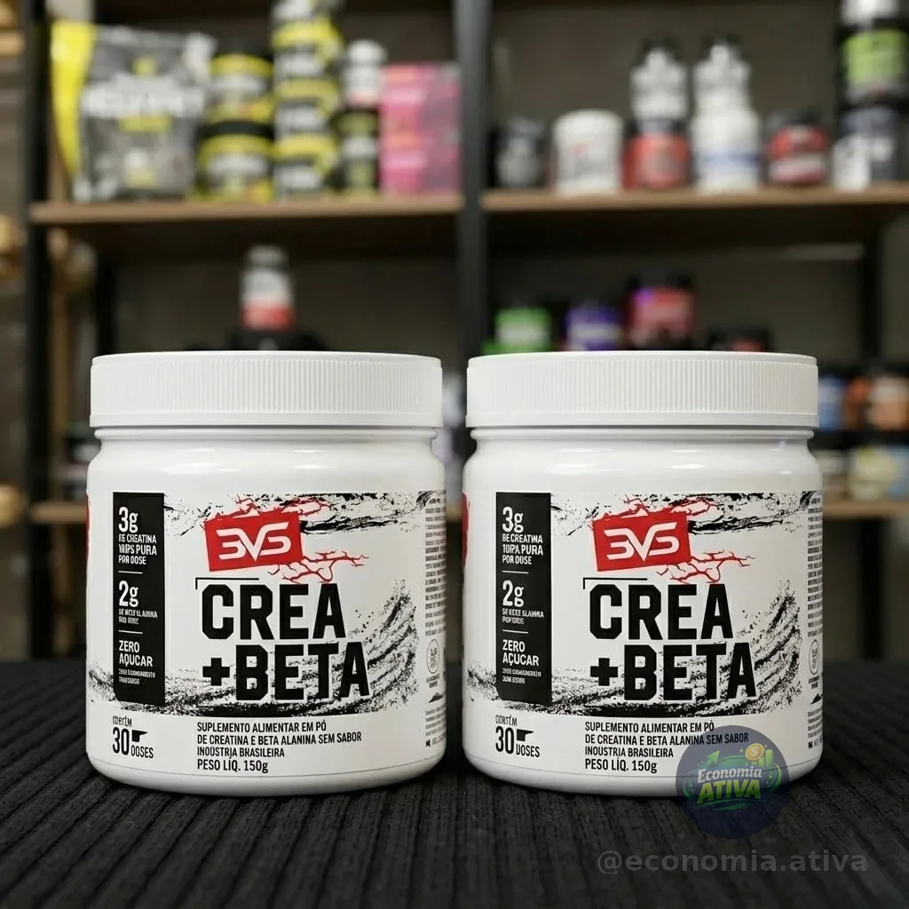 02 Potes Da Creatina + Beta Alanina - Fórmula Avançada Para Treinos De Alta Intensidade Com Matéria-prima Importada. E Zero Carboidrato - 150g Sem Sabor