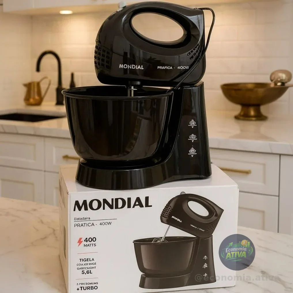 Batedeira Prática Mondial 400W - B-44-B