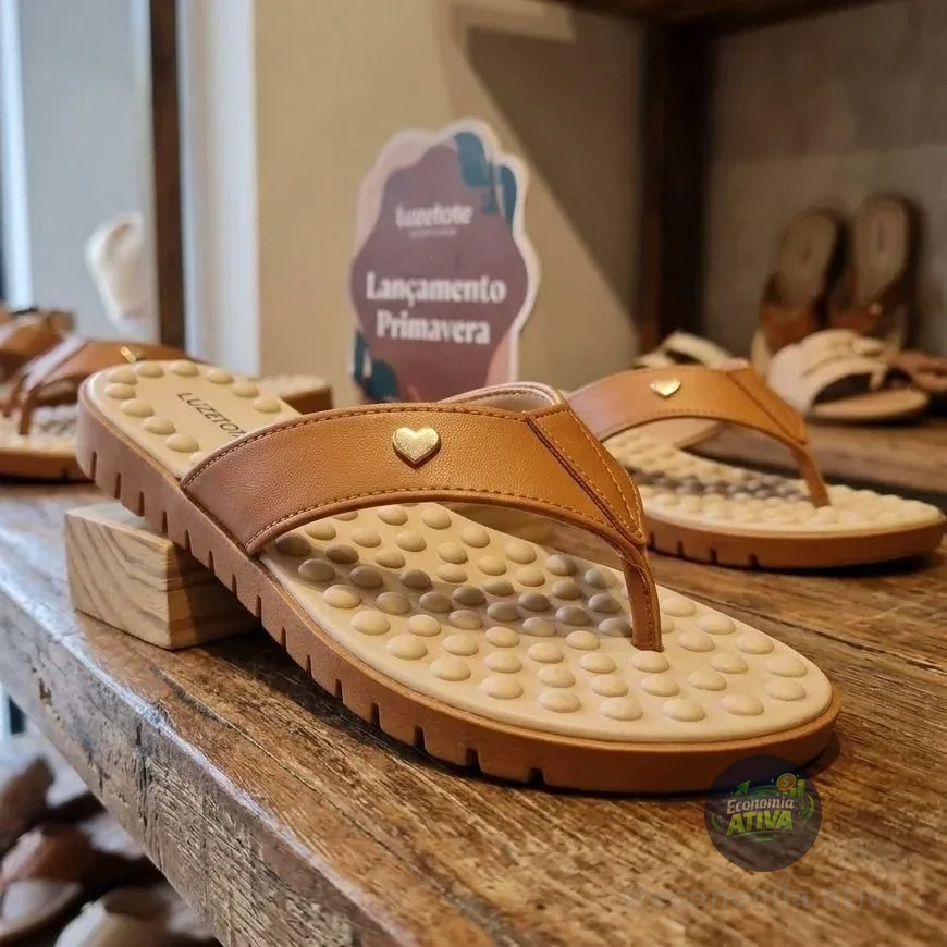 Chinelo Feminino Tamanco Ortopedica Confort Massageadora