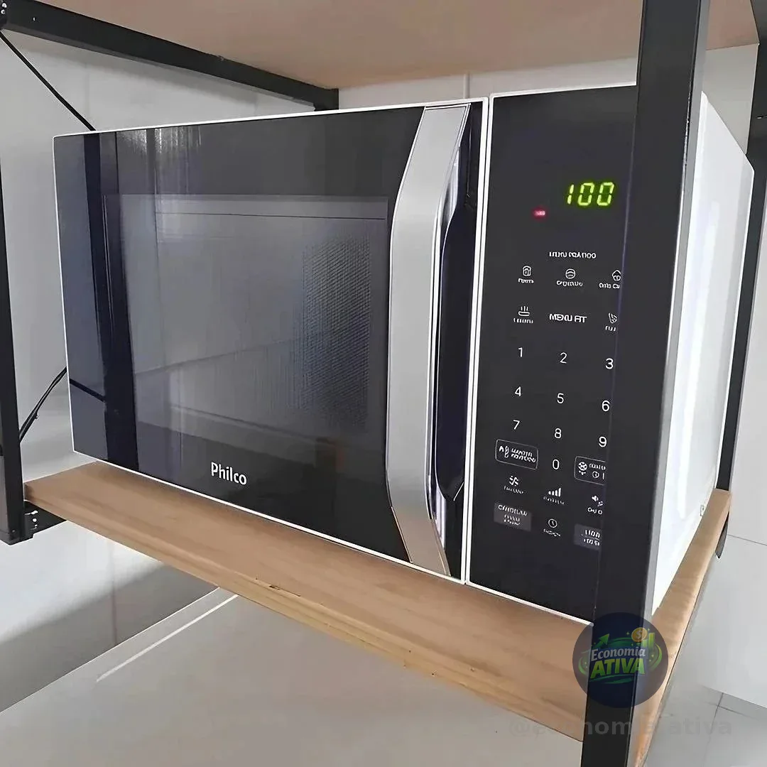 Micro-ondas 25l Philco Função Tira Odor 1100w Pm27 220V