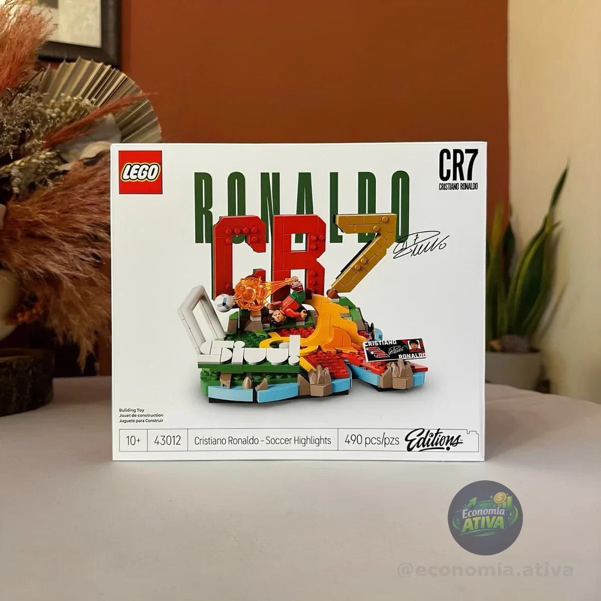 Lego Editions Destaques Do Futebol: Cristiano Ronaldo 43012