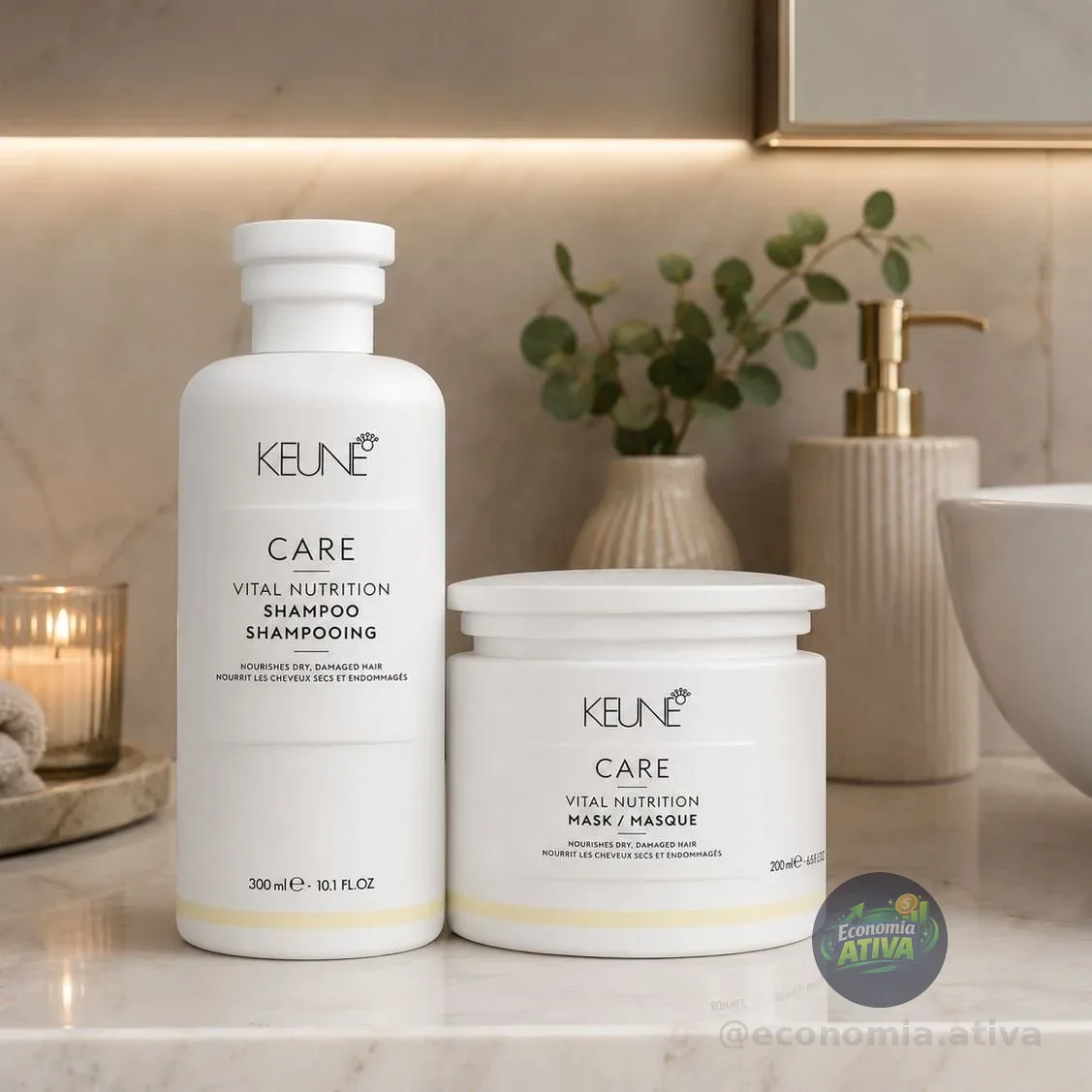Kit Keune Care Vital Nutrition Dupla (2 Produtos)