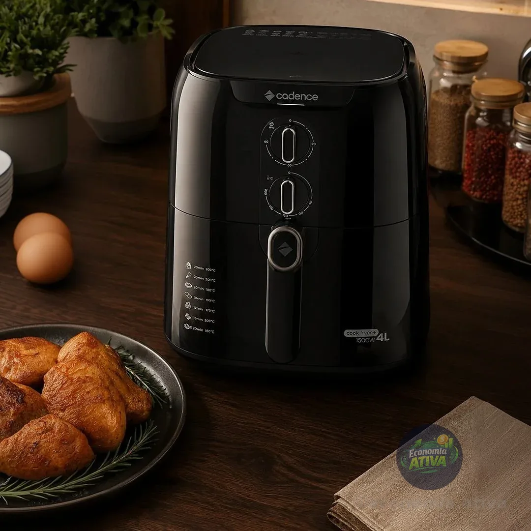 Fritadeira Sem Óleo 4L Cadence Cook Fryer +