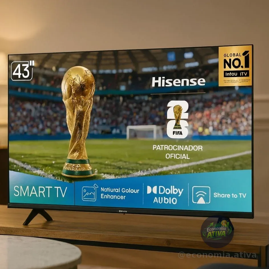 Hisense Smart TV FHD 43" Polegadas 43A4NV