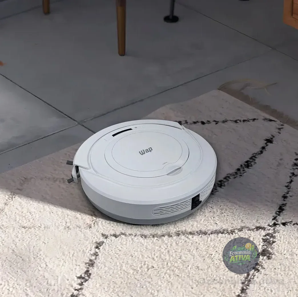 Robô Aspirador de Pó WAP Robot W90 Pérola Bivolt