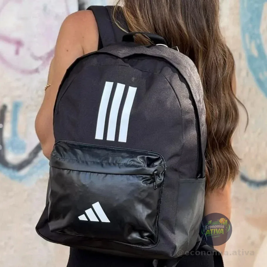 Mochila Clássica Treino 3 Listras Adidas