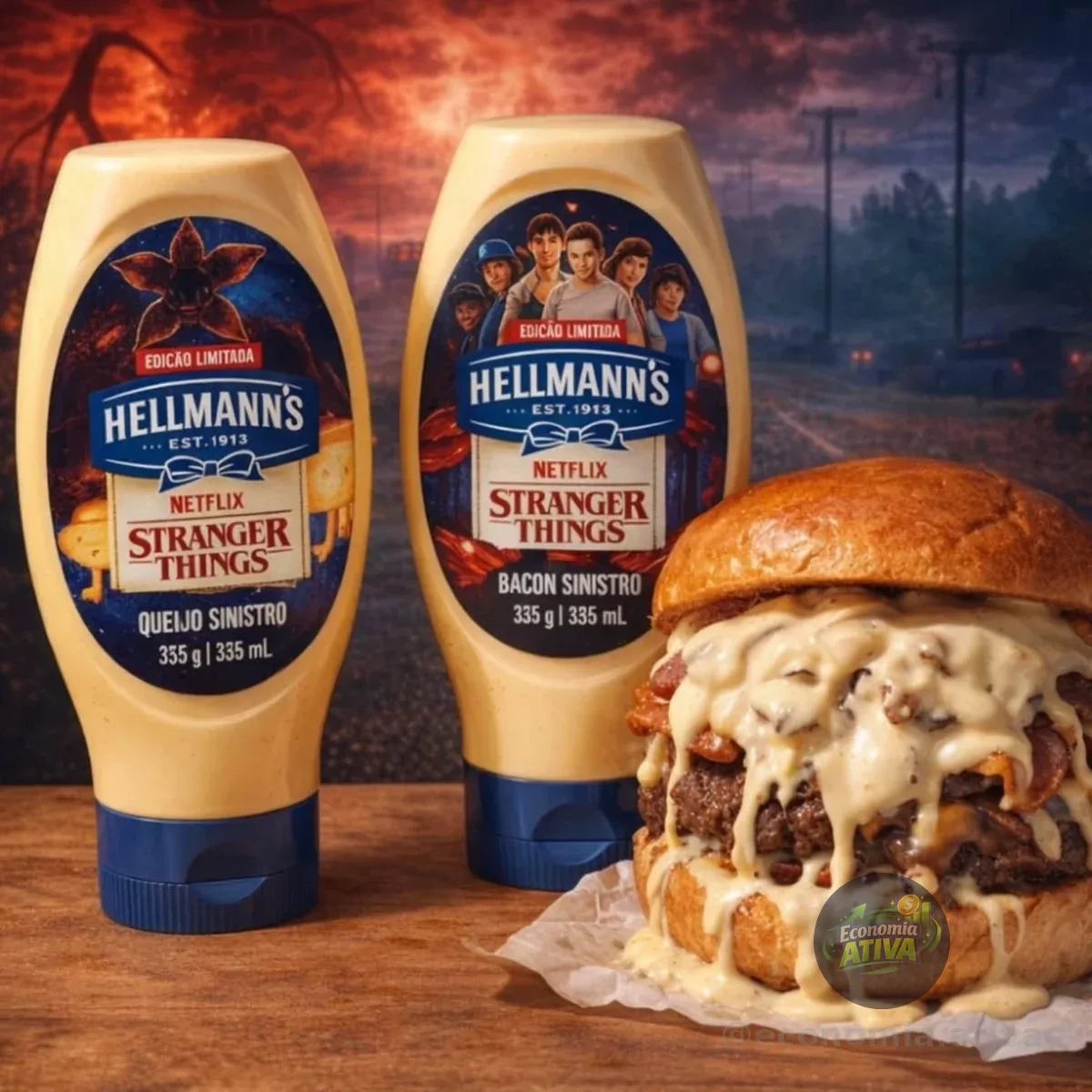 Hellmann's Maionese Queijo Squeeze 335g