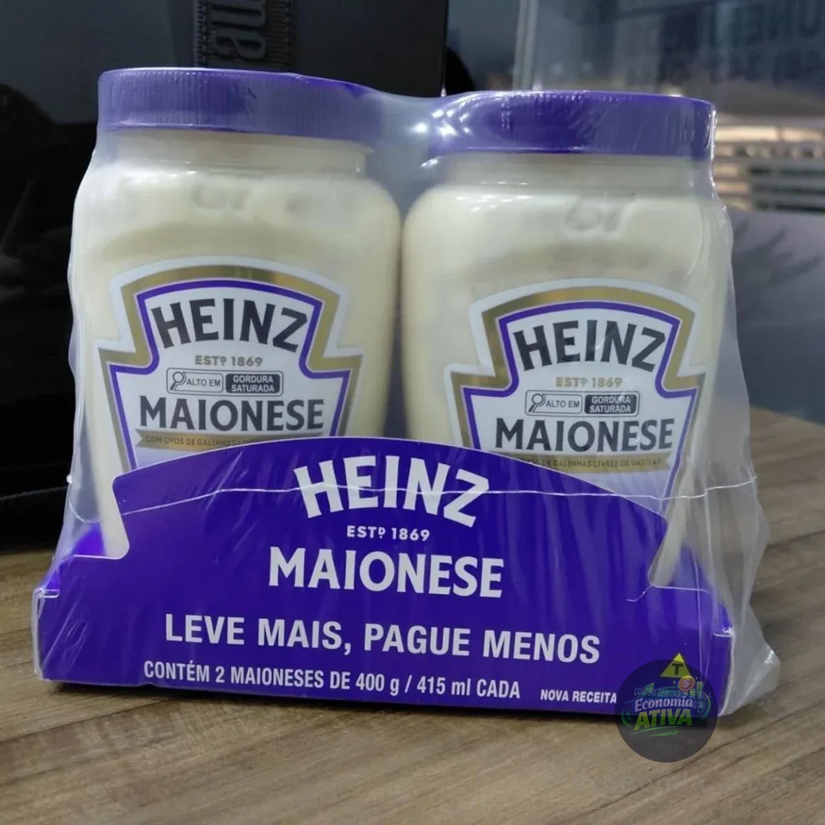 Heinz Pack Maionese Tradicional, 400G - 2 unidades