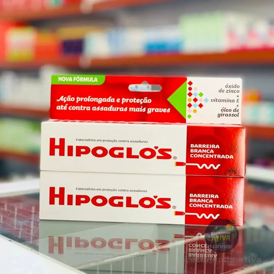 HIPOGLÓS® Creme Preventivo De Assaduras, 40g