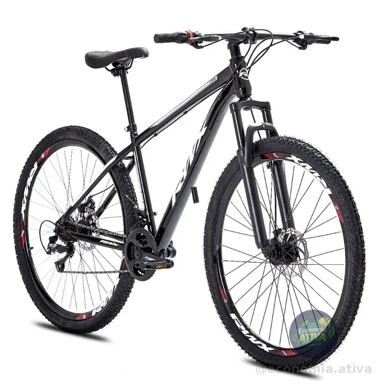 KIT BIKE BICICLETA MTB AÇO CARBONO RWX ARO 29 21V - FREIO A DISCO - TAM.  17.