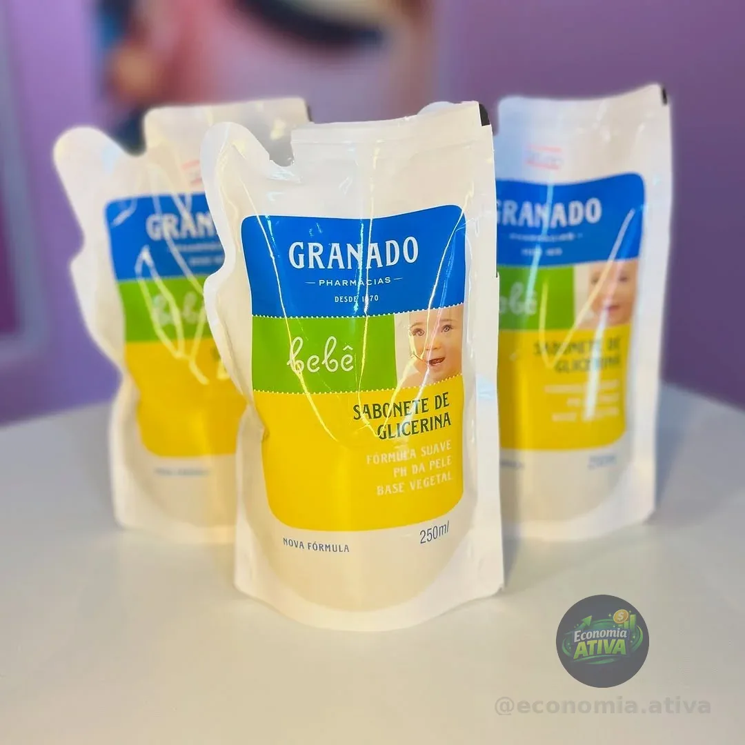 Granado Refil Sabonete Líquido Bebê, Tradicional, 250ml