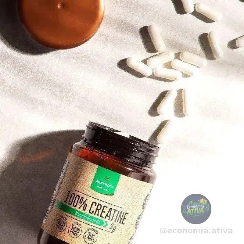Creatina 100% Monohidratada 120 Cápsulas Nutrify