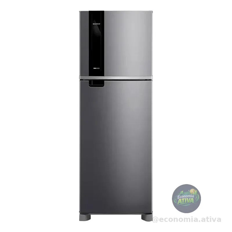 Geladeira Frost Free Brastemp 385l Brm46mkana Inox 110v Inox 127v