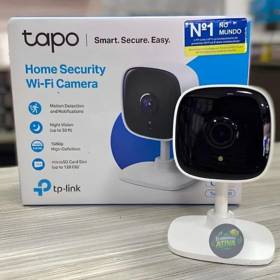 TP-Link Tapo C100 Câmera de Segurança Wifi 1080P Full HD